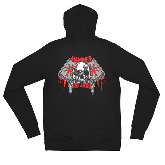 Skull & Hammers Unisex zip hoodie